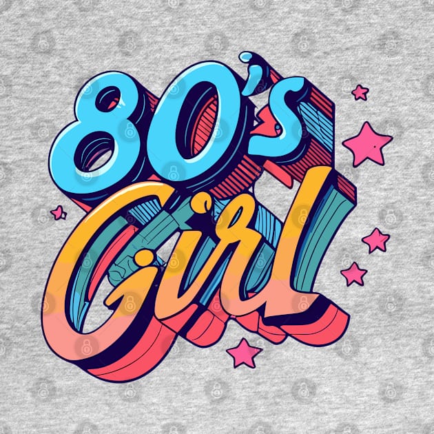 80s Girl Throwback Vintage - Retro Eighties Girl Pop Culture by stickercuffs